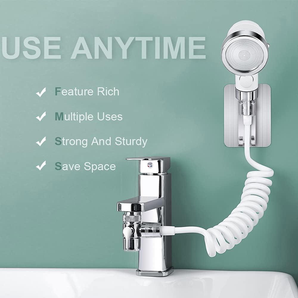 Handheld Shower Kit - 3 Modes Adjusted High Pressure Shower Head with Stop Button and 1.5 M Flexible Tube for Utility Room серебряный
Handheld Shower Kit - 3 Modes Adjusted High Pressure Shower Head with Stop Button and 1.5 M Flexible Tube for Utility Room серебряный