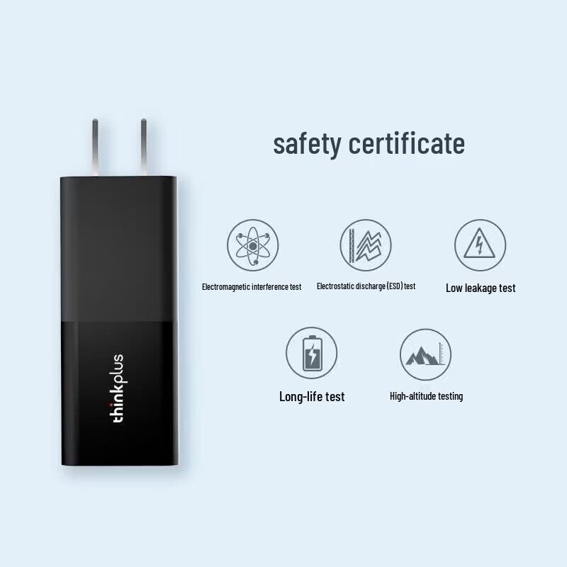 Lenovo 100W GaN Type-C Fast Charger
Lenovo 100W GaN Type-C Fast Charger