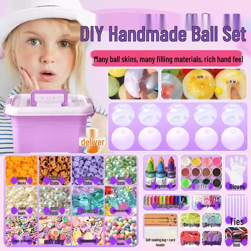DIY Handmade Stress Relief Squeeze Ball Pack: Popular Slow Rebound Decompression Toy for Venting and Relaxation
DIY Handmade Stress Relief Squeeze Ball Pack: Popular Slow Rebound Decompression Toy for Venting and Relaxation