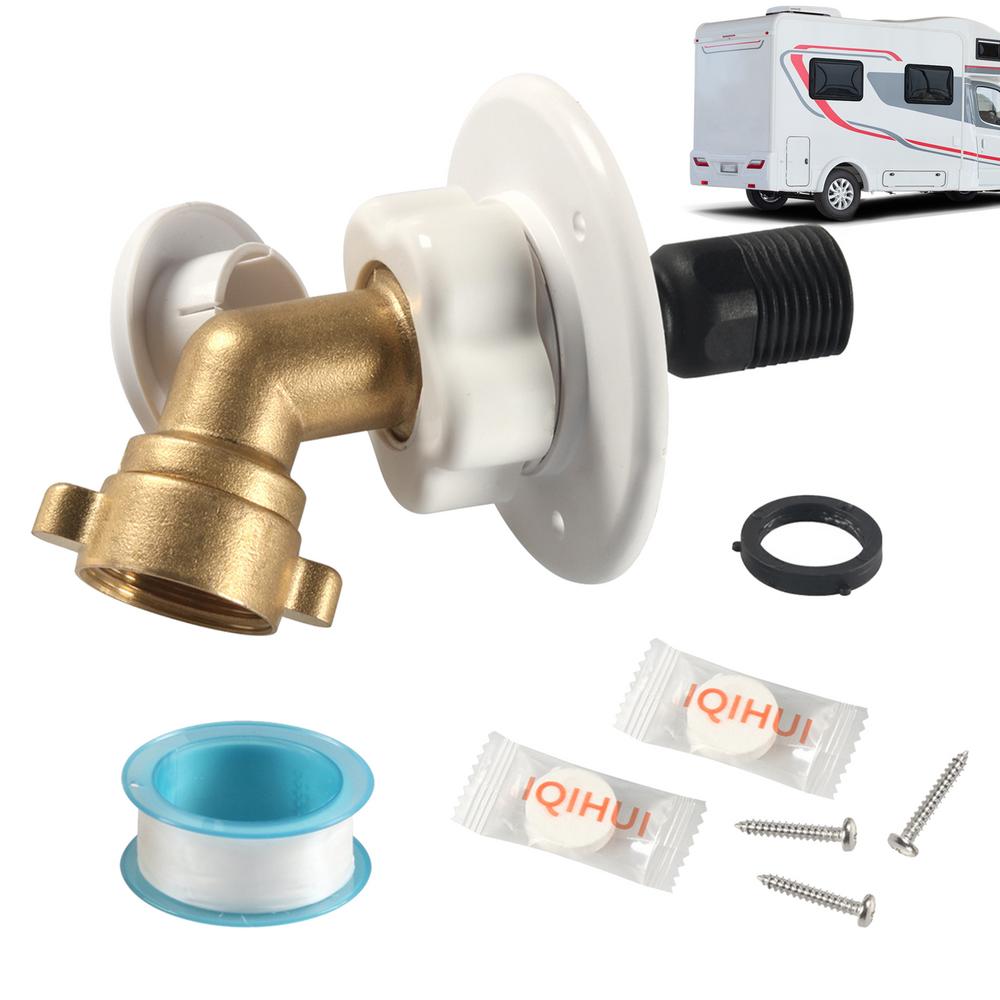 Подключение к городской воде для RV Резьбовой вход для воды прицепа Вход для воды RV Прочный фланец входа для заполнения городской водой RV City
Подключение к городской воде для RV Резьбовой вход для воды прицепа Вход для воды RV Прочный фланец входа для заполнения городской водой RV City