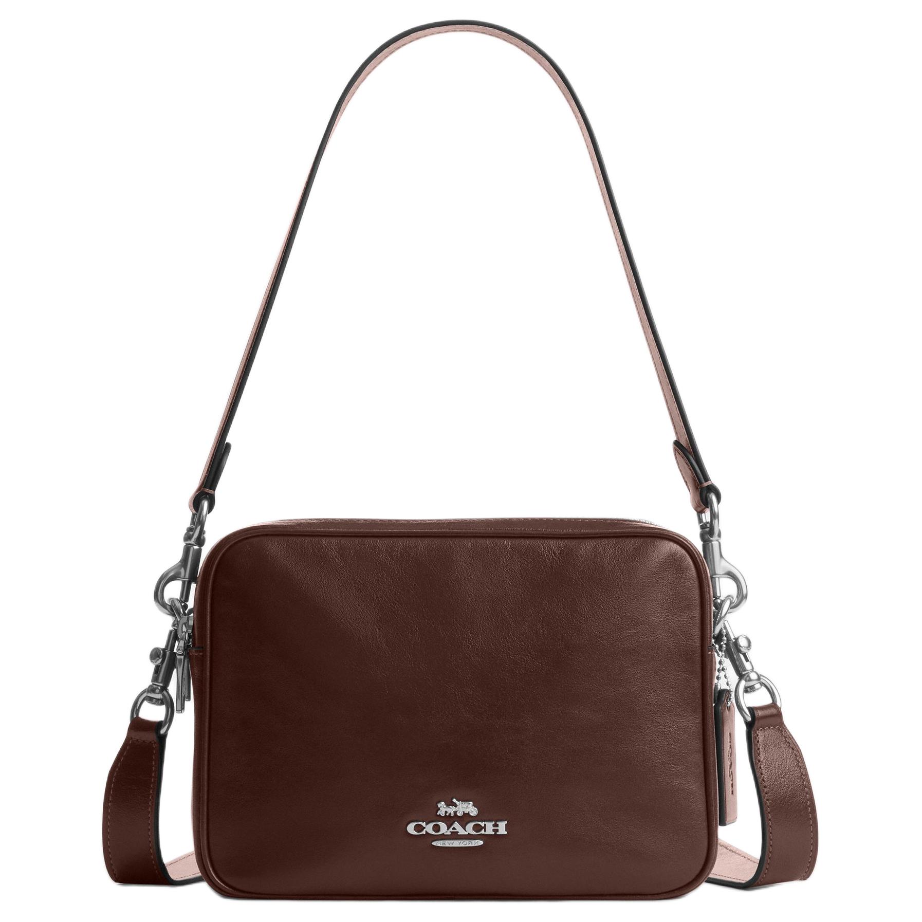 Coach Carey 22 Double Zipper Closure Removable Handle Built-In Snap Pocket Leather Camera Bag Crossbody Bag Small Women bags Maple-Brown CEB28-SVMPL Basic Set (Bag+Dust Bag)
Coach Carey 22 Double Zipper Closure Removable Handle Built-In Snap Pocket Leather Camera Bag Crossbody Bag Small Women bags Maple-Brown CEB28-SVMPL Basic Set (Bag+Dust Bag)