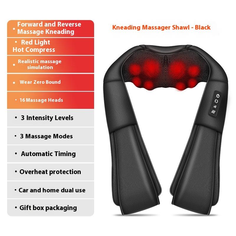 Массажер для шеи с подогревом, 3D массажер для шеи, массажер шиацу для спины, плеч, подарки для женщин, мужчин, массажер для спины чёрный
Массажер для шеи с подогревом, 3D массажер для шеи, массажер шиацу для спины, плеч, подарки для женщин, мужчин, массажер для спины чёрный