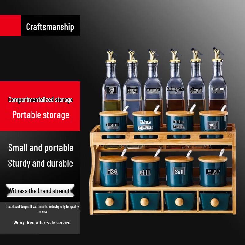 Yingbai 19-Piece Modern 3-Tier Kitchen Spice Rack Set
Yingbai 19-Piece Modern 3-Tier Kitchen Spice Rack Set