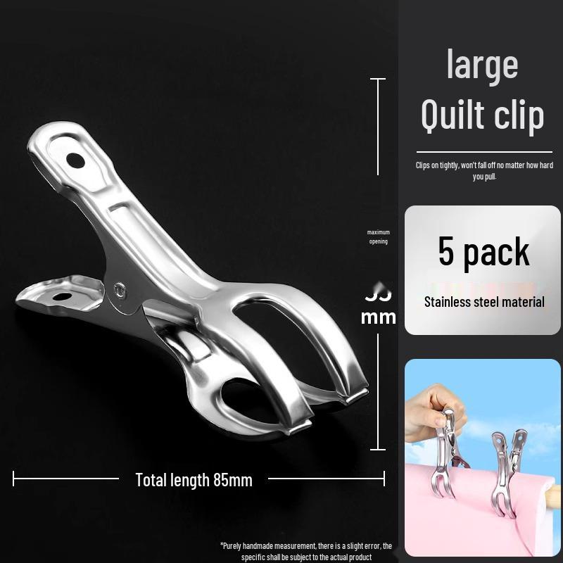 Вітрозахисні прищіпки з нержавіючої сталі: 5 Великих Затискачів для Сушарок та Шкарпеток
Вітрозахисні прищіпки з нержавіючої сталі: 5 Великих Затискачів для Сушарок та Шкарпеток