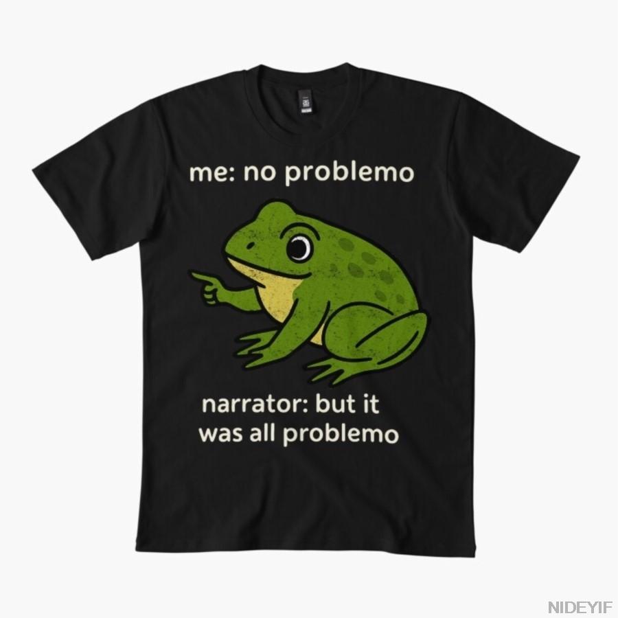 Me No Problemo Narrator But It was All T-shirt For Men Women 100% Cotton T Shirts Short Sleeve Tops 1112-5 4XL
Me No Problemo Narrator But It was All T-shirt For Men Women 100% Cotton T Shirts Short Sleeve Tops 1112-5 4XL