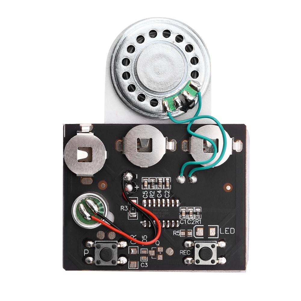 30s Sound Voice Music Recording Playback Module Button/Light Sensitive/Button with Extension Cord for Greeting Card DIY
30s Sound Voice Music Recording Playback Module Button/Light Sensitive/Button with Extension Cord for Greeting Card DIY