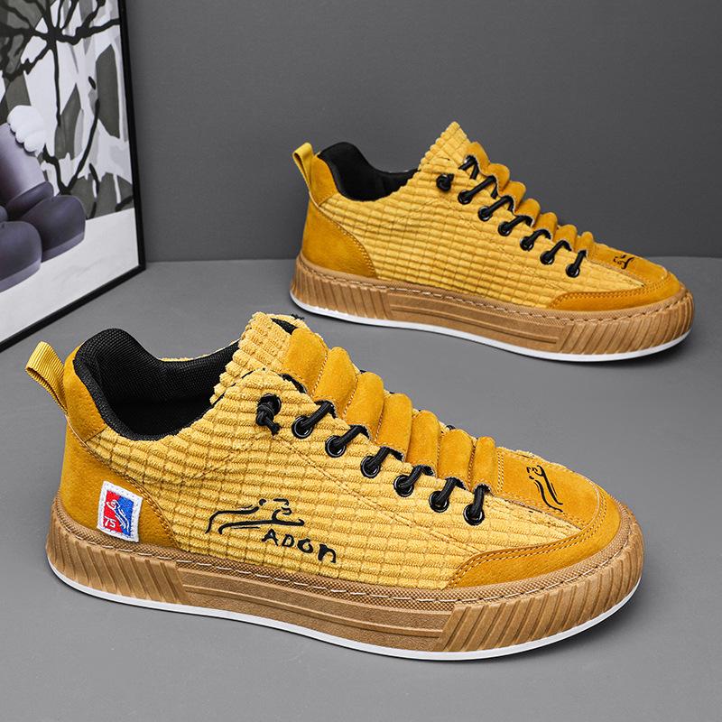 Мужская обувь осень 2025 года, новые вельветовые туфли на плоской подошве, универсальные туфли с одной педалью, высококачественные парусиновые туфли, спортивная модная обувь с мягкой подошвой 44 хаки
Мужская обувь осень 2025 года, новые вельветовые туфли на плоской подошве, универсальные туфли с одной педалью, высококачественные парусиновые туфли, спортивная модная обувь с мягкой подошвой 44 хаки