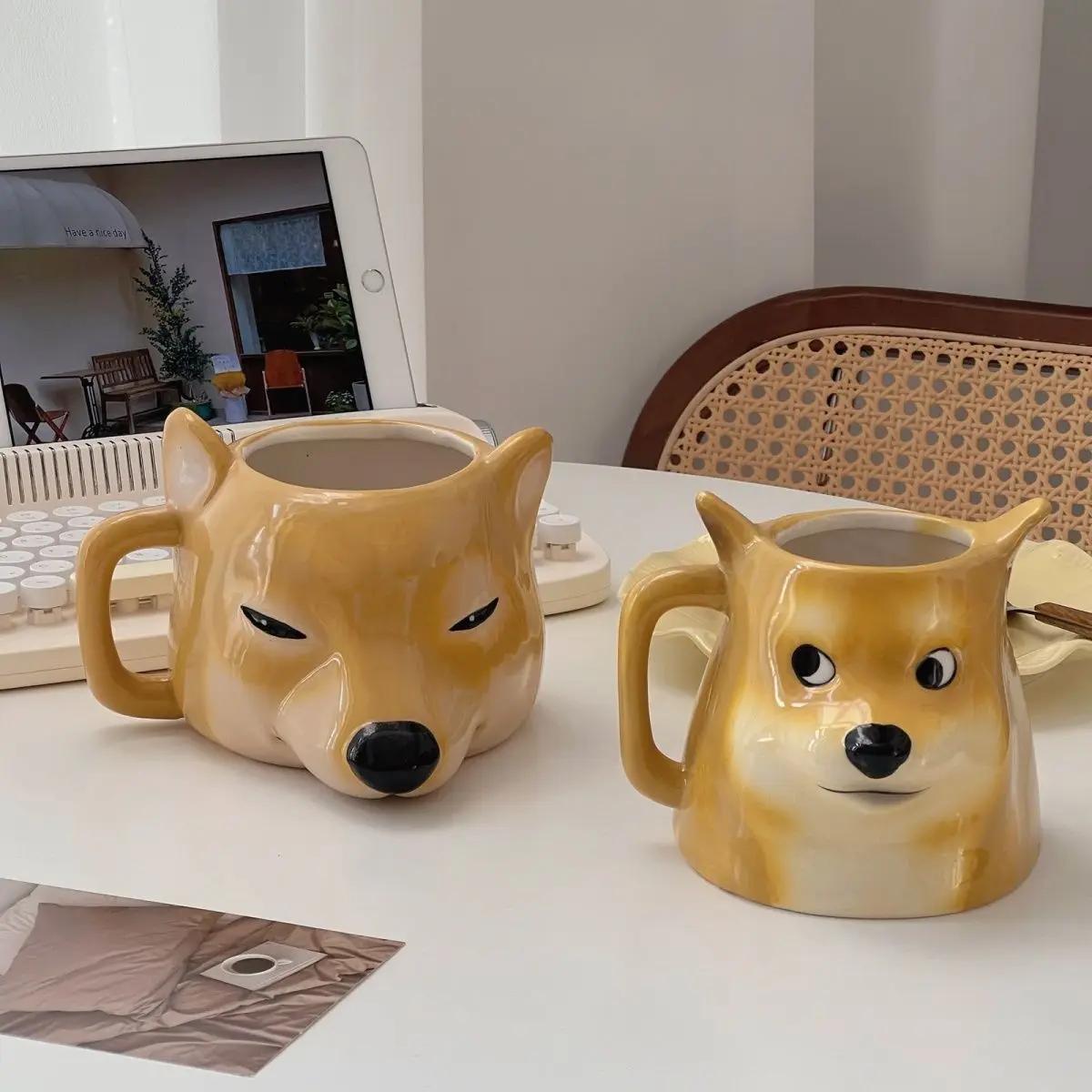 Кружка Весела Чашка з водою Shiba Inu Мила мультяшна лялька Керамічна чашка з принтом Kawaii Чашка з молоком для сніданку Офісна кавова чашка Подарунок для дітей 400ML
Кружка Весела Чашка з водою Shiba Inu Мила мультяшна лялька Керамічна чашка з принтом Kawaii Чашка з молоком для сніданку Офісна кавова чашка Подарунок для дітей 400ML