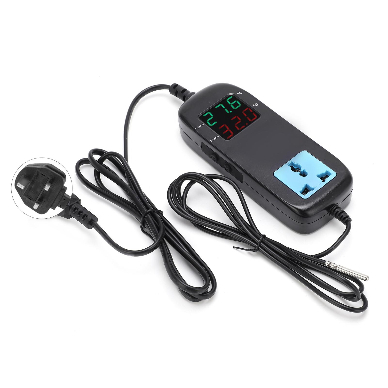 Digital Display Thermostat Intelligent Electronic Temperature Controller Regulator AC ~
Digital Display Thermostat Intelligent Electronic Temperature Controller Regulator AC ~
