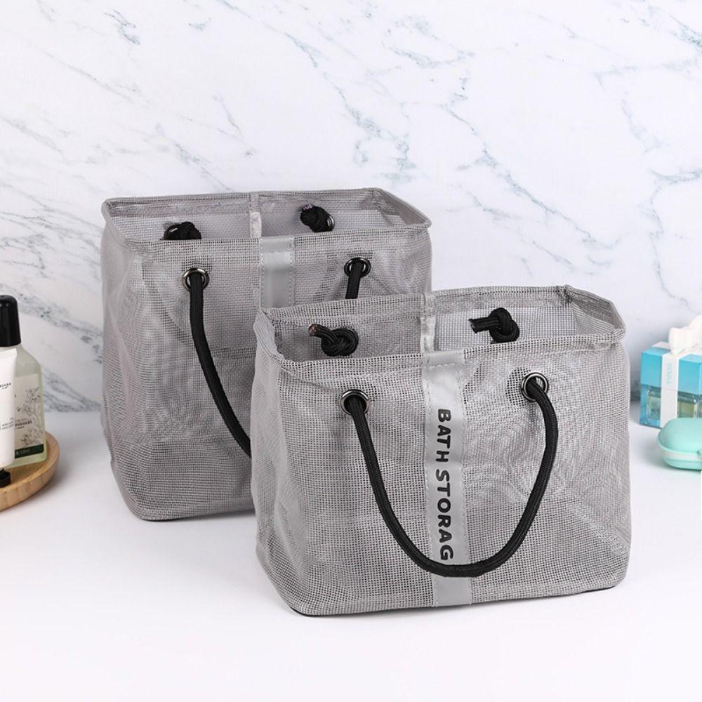 Breathable Shower Makeup Pouch Large Capacity Wash Handbag Travel Storage Basket for Bathroom
Breathable Shower Makeup Pouch Large Capacity Wash Handbag Travel Storage Basket for Bathroom