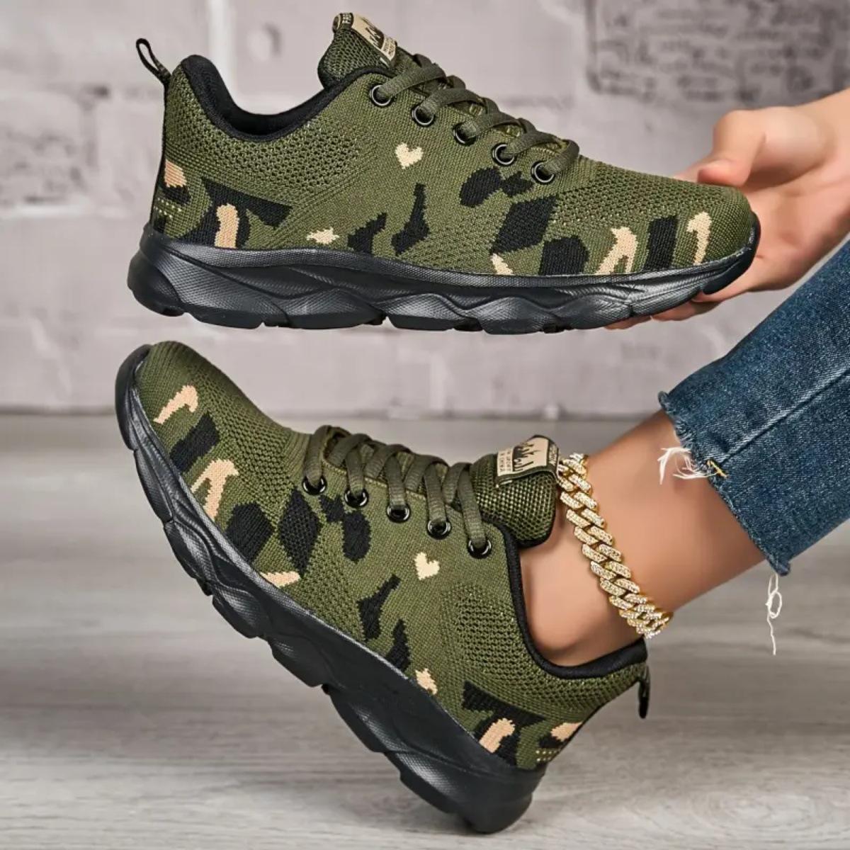Temu Xiyin camouflage sports men s and women s flying woven shoes spring and autumn outdoor non-slip breathable military training shoes 42 армія зелений колір
Temu Xiyin camouflage sports men s and women s flying woven shoes spring and autumn outdoor non-slip breathable military training shoes 42 армія зелений колір