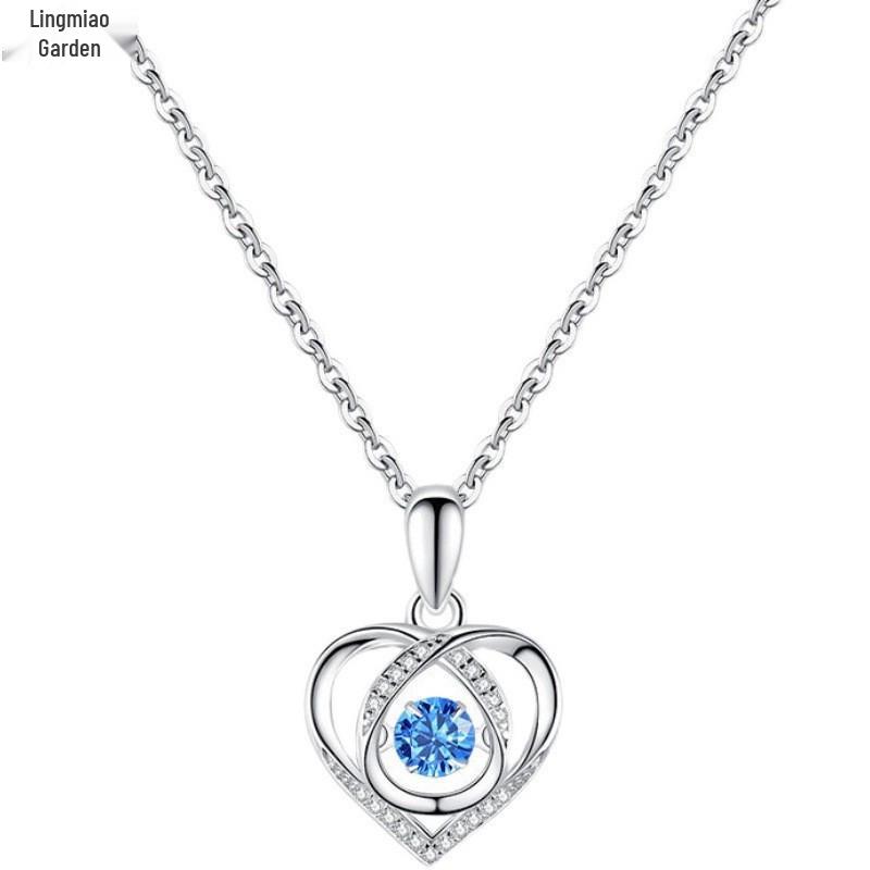 2023 Heartbeat Necklace: Women s Heart-Shaped Blue Diamond Pendant Valentine s Day Gift
2023 Heartbeat Necklace: Women s Heart-Shaped Blue Diamond Pendant Valentine s Day Gift