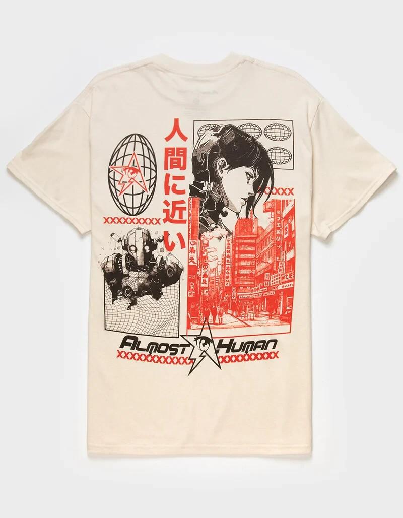 Almost Human Mens Peace Kanji Graphic Shirt New L
Almost Human Mens Peace Kanji Graphic Shirt New L