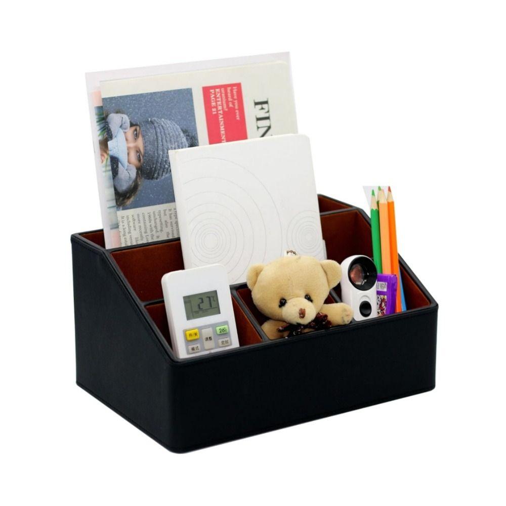 Multi-functional Desk Storage Box Black Magazine Display Holder Office Supplies Storage
Multi-functional Desk Storage Box Black Magazine Display Holder Office Supplies Storage