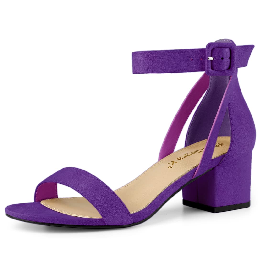 Allegra K Women s Ankle Strap Sandals with Block Low Heels, Purple, Size 25.5cm
Allegra K Women s Ankle Strap Sandals with Block Low Heels, Purple, Size 25.5cm