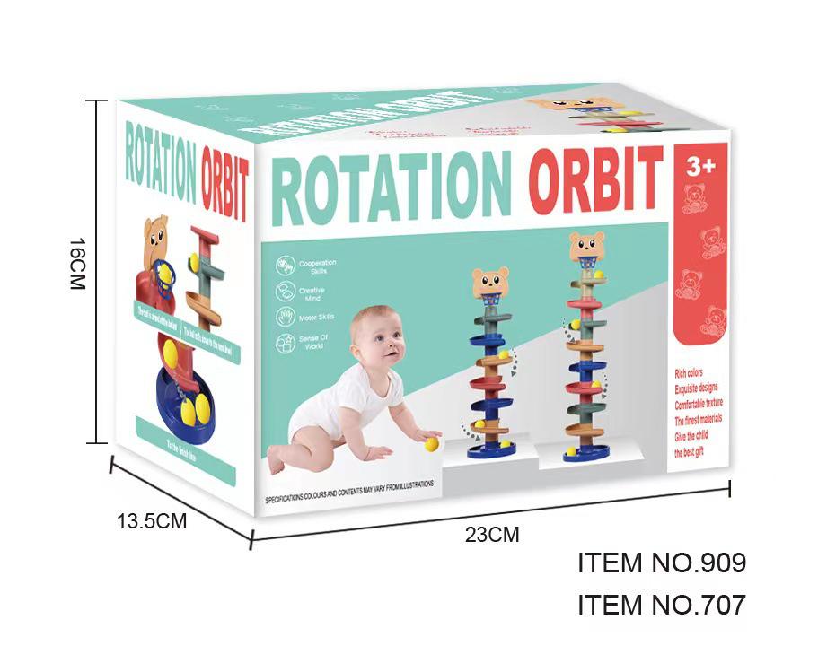 Детская развлекательная башня-трек: Развивающая мультяшная игрушка-пирамидка с шариками English Box Bear Spinner (7 layers)
Детская развлекательная башня-трек: Развивающая мультяшная игрушка-пирамидка с шариками English Box Bear Spinner (7 layers)