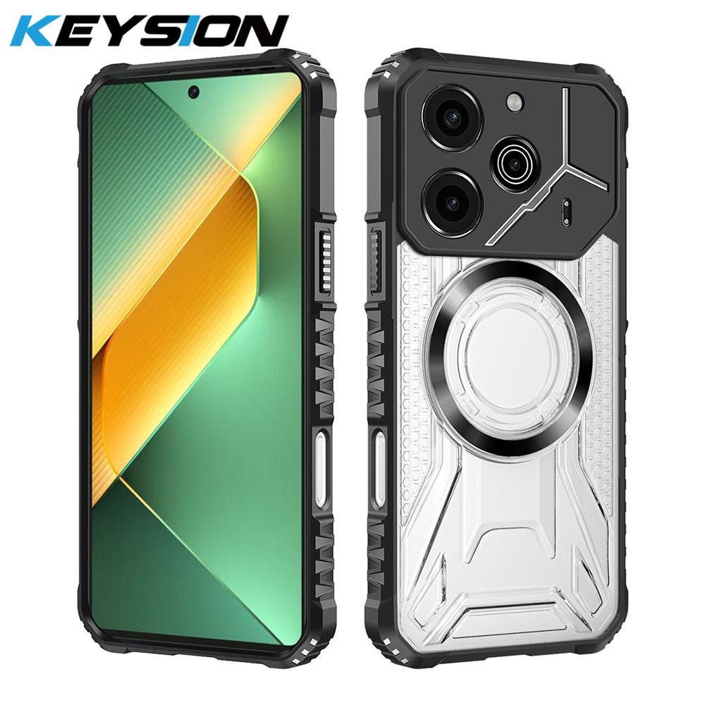 KEYSION Прозрачный магнитный чехол для TECNO Pova 6 Pro 5G Силикон+ПК Сверхпрочный противоударный чехол для телефона для Tecno Pova 6 5G for Tecno Pova 6 чёрный
KEYSION Прозрачный магнитный чехол для TECNO Pova 6 Pro 5G Силикон+ПК Сверхпрочный противоударный чехол для телефона для Tecno Pova 6 5G for Tecno Pova 6 чёрный