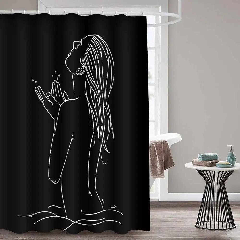 American Black Girl Shower Curtain Bathroom Waterproof Shower Curtains Hanging Bath Curtain With 12 Hooks For Home Decoration W60H190(CM)-1 Pcs
American Black Girl Shower Curtain Bathroom Waterproof Shower Curtains Hanging Bath Curtain With 12 Hooks For Home Decoration W60H190(CM)-1 Pcs