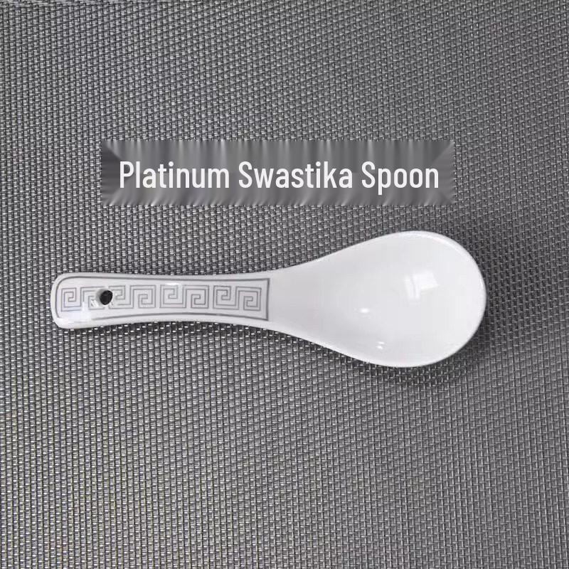 Gold Rimmed Floral Ceramic Teaspoon - Versatile Retro Chinese Tableware
Gold Rimmed Floral Ceramic Teaspoon - Versatile Retro Chinese Tableware