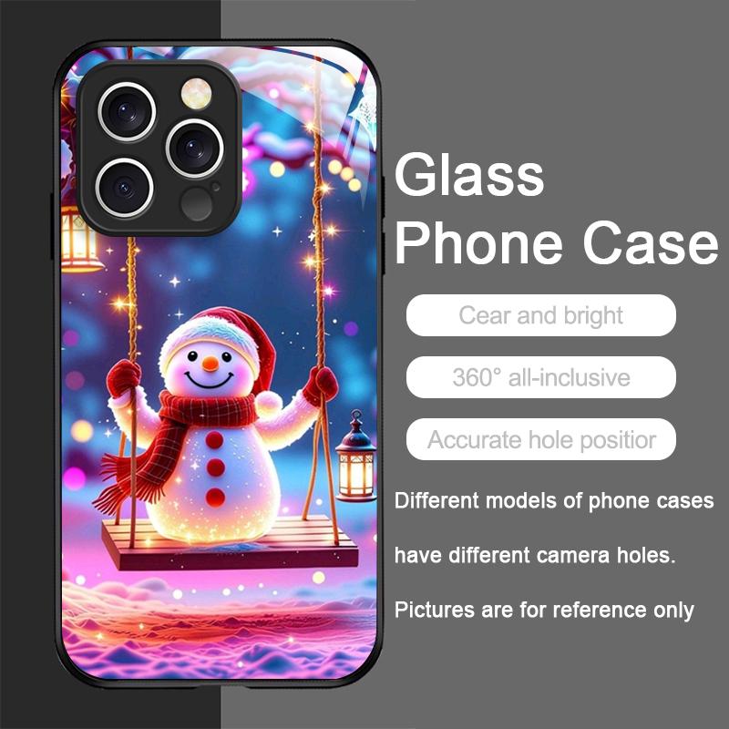 Cute Winter Snowman Christmas Tree Tempered Glass Phone Case for iPhone 17 16 Pro Max 15 14 13 12 Mini 11 X XS XR 7 8 Plus Cover iPhone 15 Pro Max
Cute Winter Snowman Christmas Tree Tempered Glass Phone Case for iPhone 17 16 Pro Max 15 14 13 12 Mini 11 X XS XR 7 8 Plus Cover iPhone 15 Pro Max