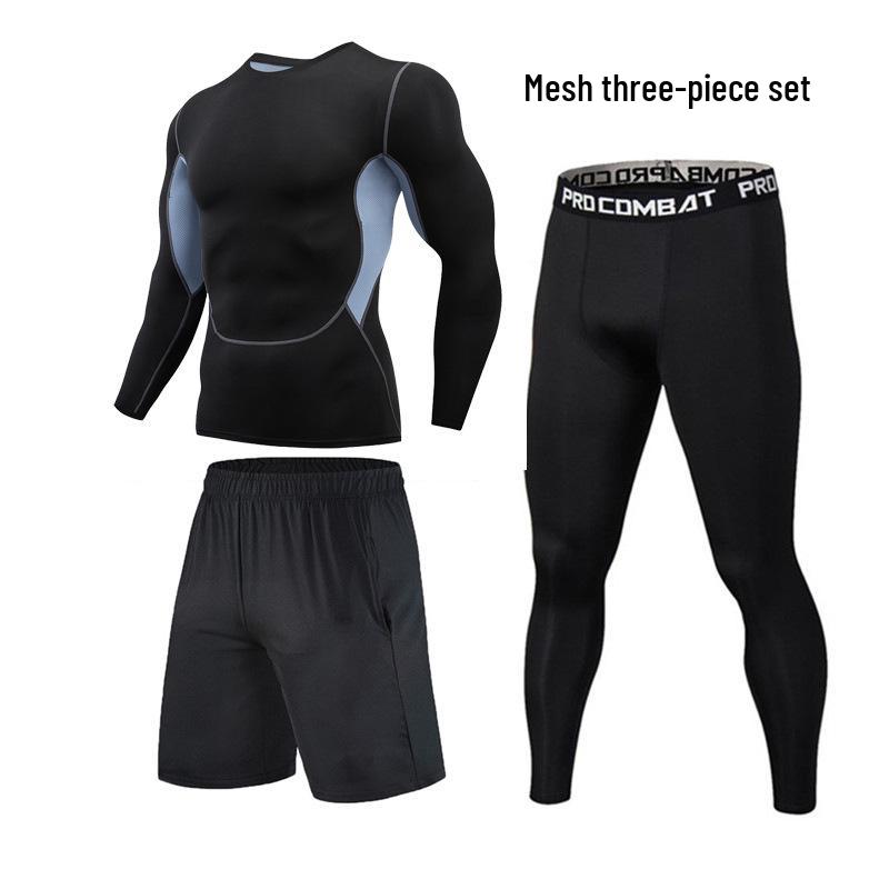 Cross-border Quick-Dry Sports Suit: Long Sleeve & Pants for Running and Basketball - Breathable, Tight-Fitting Fitness Wear. L
Cross-border Quick-Dry Sports Suit: Long Sleeve & Pants for Running and Basketball - Breathable, Tight-Fitting Fitness Wear. L