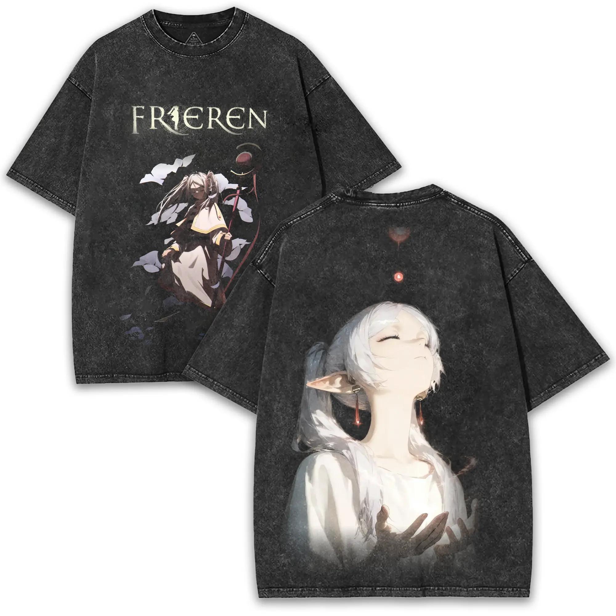 Frieren Anime Printed T-shirt For Men Women Clothing Vintage Y2k Washed Oversized T Shirt Summer Short Sleeve Cotton Tees Tops S чёрный
Frieren Anime Printed T-shirt For Men Women Clothing Vintage Y2k Washed Oversized T Shirt Summer Short Sleeve Cotton Tees Tops S чёрный