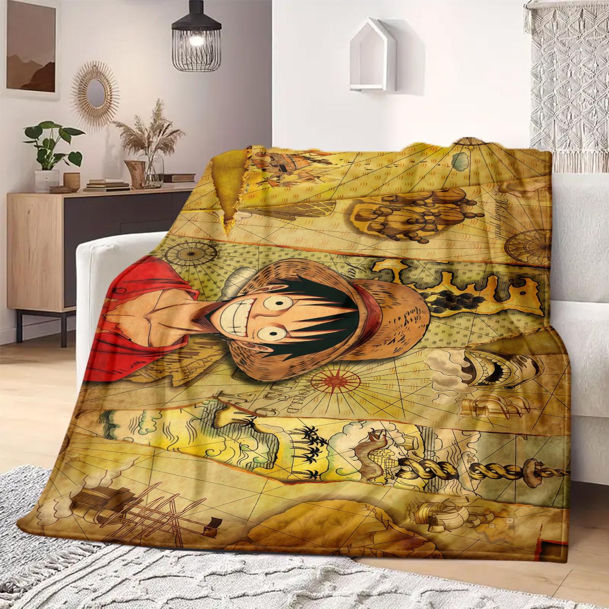 ONE PIECE Straw Hat Pirates Print Blanket Warm Comfortable Flannel Blanket Suitable for Bedrooms,Sofas, Beds,Chairs -QIAO109 75x90cm
ONE PIECE Straw Hat Pirates Print Blanket Warm Comfortable Flannel Blanket Suitable for Bedrooms,Sofas, Beds,Chairs -QIAO109 75x90cm