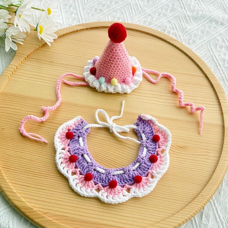 Pet Cat Birthday Hat Pet Party Dress Up Photo Decoration Dog Neck Cute Handmade Set Dog Accessories for Small Dogs Puppy
Pet Cat Birthday Hat Pet Party Dress Up Photo Decoration Dog Neck Cute Handmade Set Dog Accessories for Small Dogs Puppy