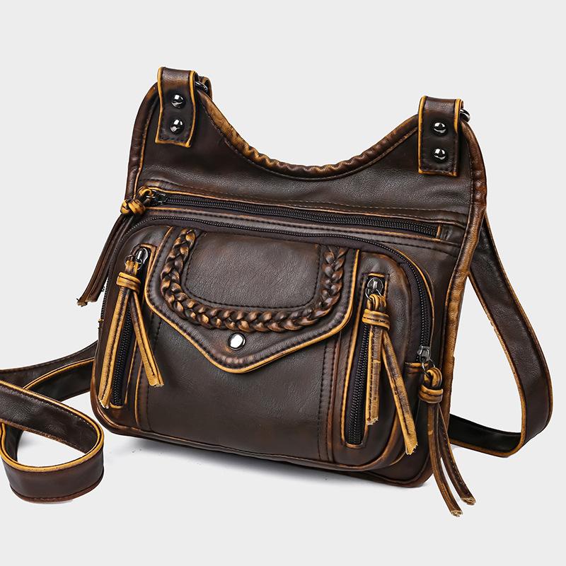 Оригинальная старая многофункциональная сумка для мотоцикла из мягкой стираной кожи, женская сумка через плечо в стиле ретро, сумка через плечо высокого уровня 15X4X14CM коричневый
Оригинальная старая многофункциональная сумка для мотоцикла из мягкой стираной кожи, женская сумка через плечо в стиле ретро, сумка через плечо высокого уровня 15X4X14CM коричневый