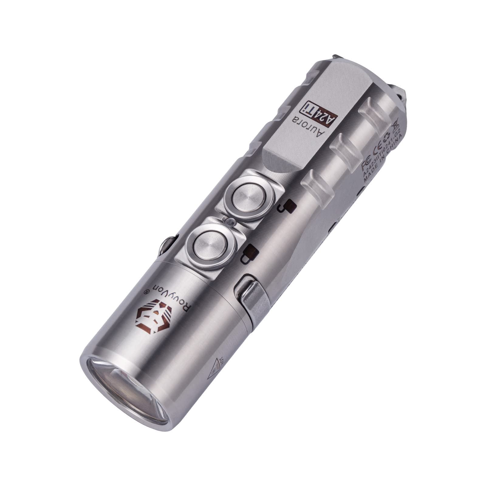 RovyVon Aurora A24 G2 Titanium LED Flashlight, 1000 Lumens Pocket Flashlight with Lockout Mode, Rechargeable EDC Flashlight with 7 Modes, Waterproof f
RovyVon Aurora A24 G2 Titanium LED Flashlight, 1000 Lumens Pocket Flashlight with Lockout Mode, Rechargeable EDC Flashlight with 7 Modes, Waterproof f