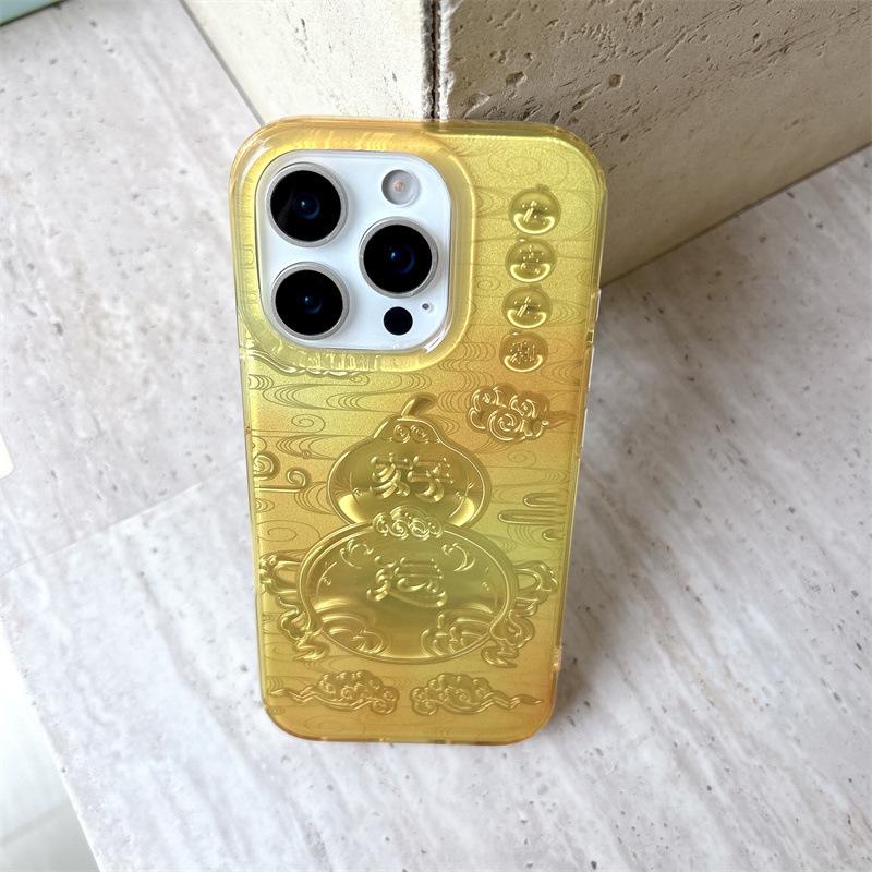 Chinese-Style Gourd Cloud Phone Case for iPhone 17/16 Pro Max/15/14 - Trendy and Auspicious Design iPhone 16
Chinese-Style Gourd Cloud Phone Case for iPhone 17/16 Pro Max/15/14 - Trendy and Auspicious Design iPhone 16