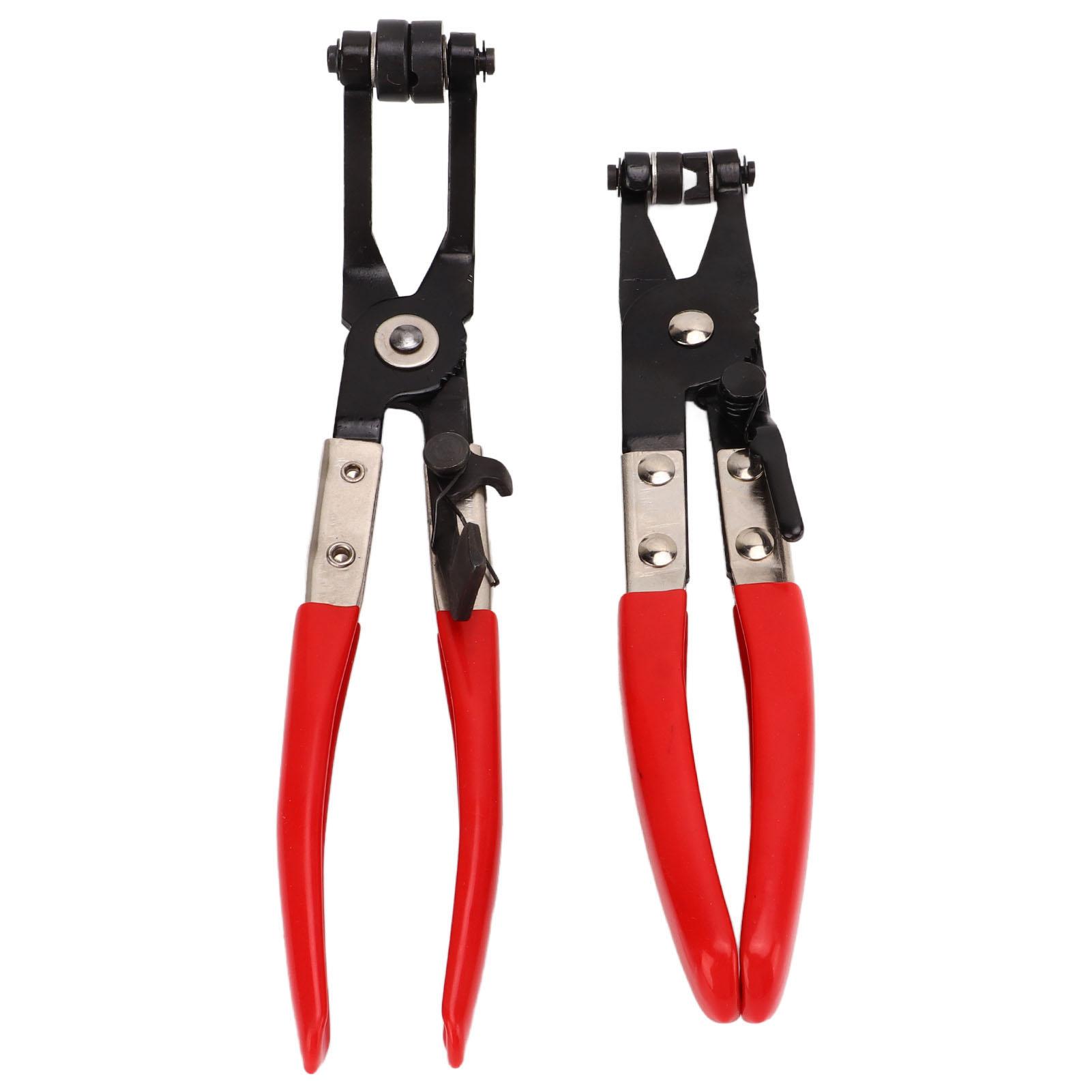 2Pcs Flat Band Hose Clamp Plier 45 Degree Angled Pipe Clip Pliers for Fuel Coolant Pipe Spring
2Pcs Flat Band Hose Clamp Plier 45 Degree Angled Pipe Clip Pliers for Fuel Coolant Pipe Spring