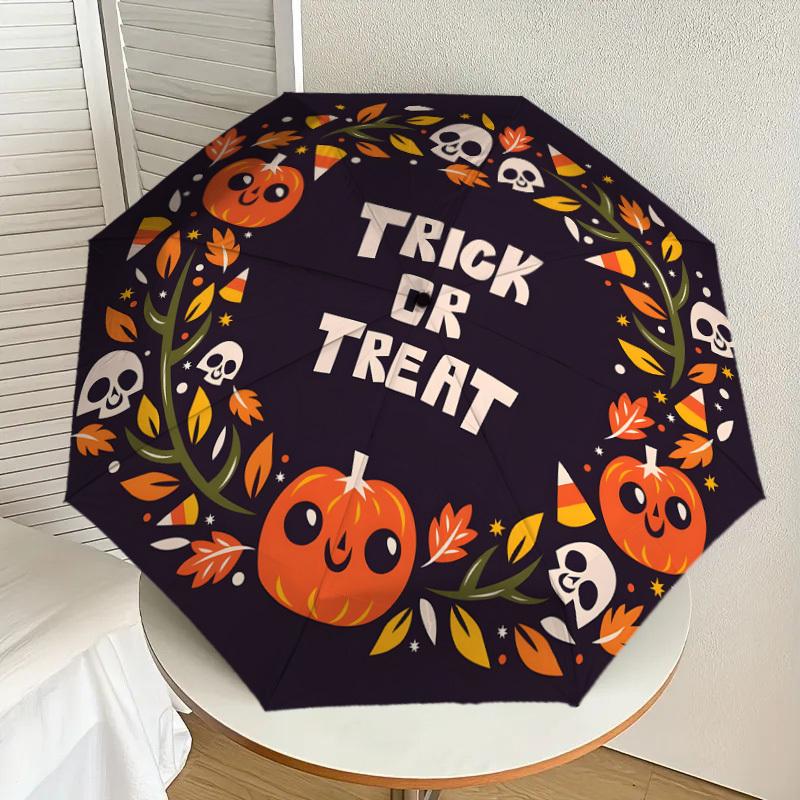 1pc Halloween Trick or Treat Wreath Umbrella with Plastic Handle,Suitable for All Seasons Home Travel Outdoor UmbrellaDD1134
1pc Halloween Trick or Treat Wreath Umbrella with Plastic Handle,Suitable for All Seasons Home Travel Outdoor UmbrellaDD1134