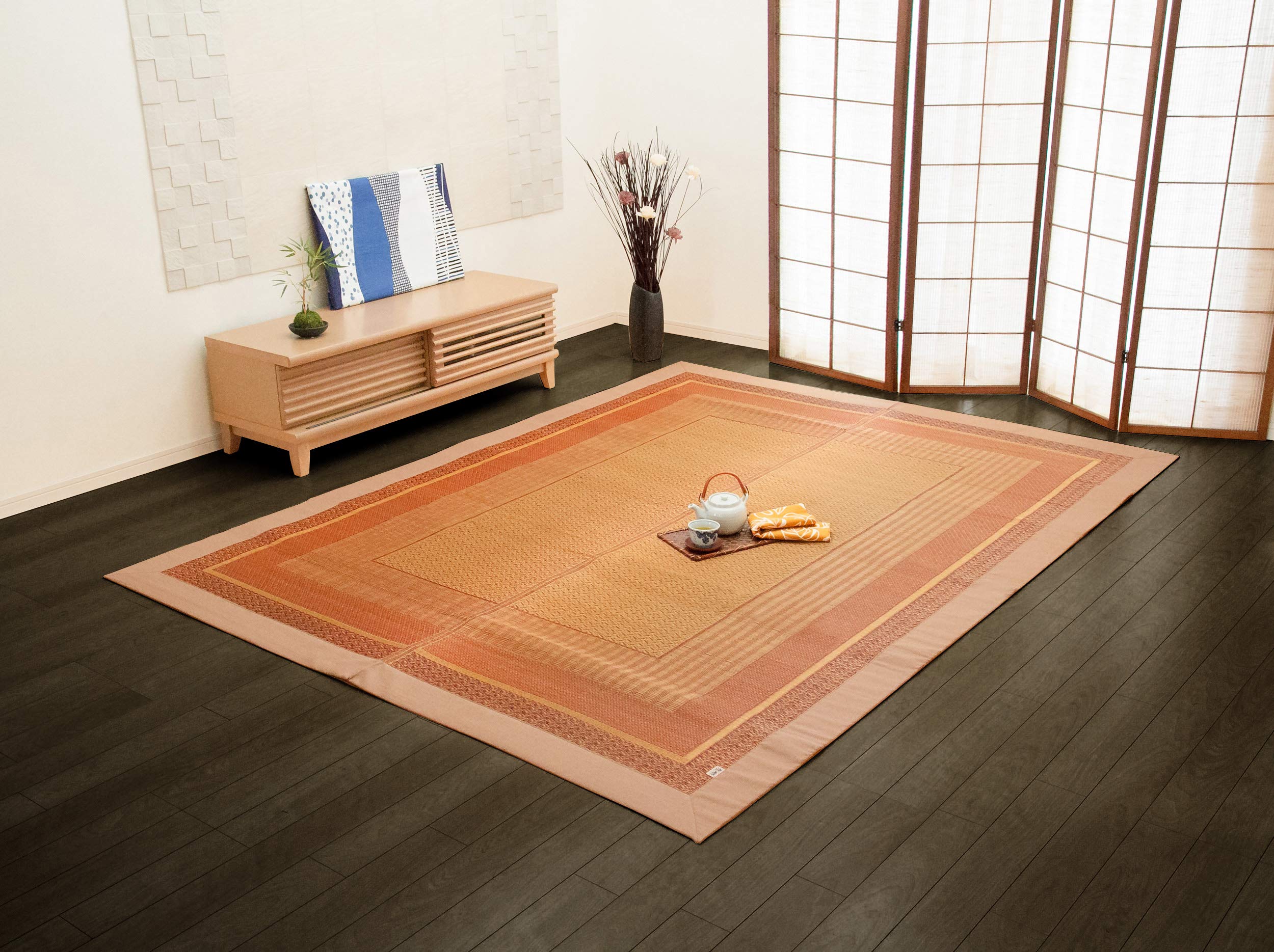 Ковер Ikehiko Rush Rug, сделанный в Японии, Ranks Full Beige, размер 191 x 191 см, DX Color , прибл.. (Назад Нетканый материал) бежевый
Ковер Ikehiko Rush Rug, сделанный в Японии, Ranks Full Beige, размер 191 x 191 см, DX Color , прибл.. (Назад Нетканый материал) бежевый