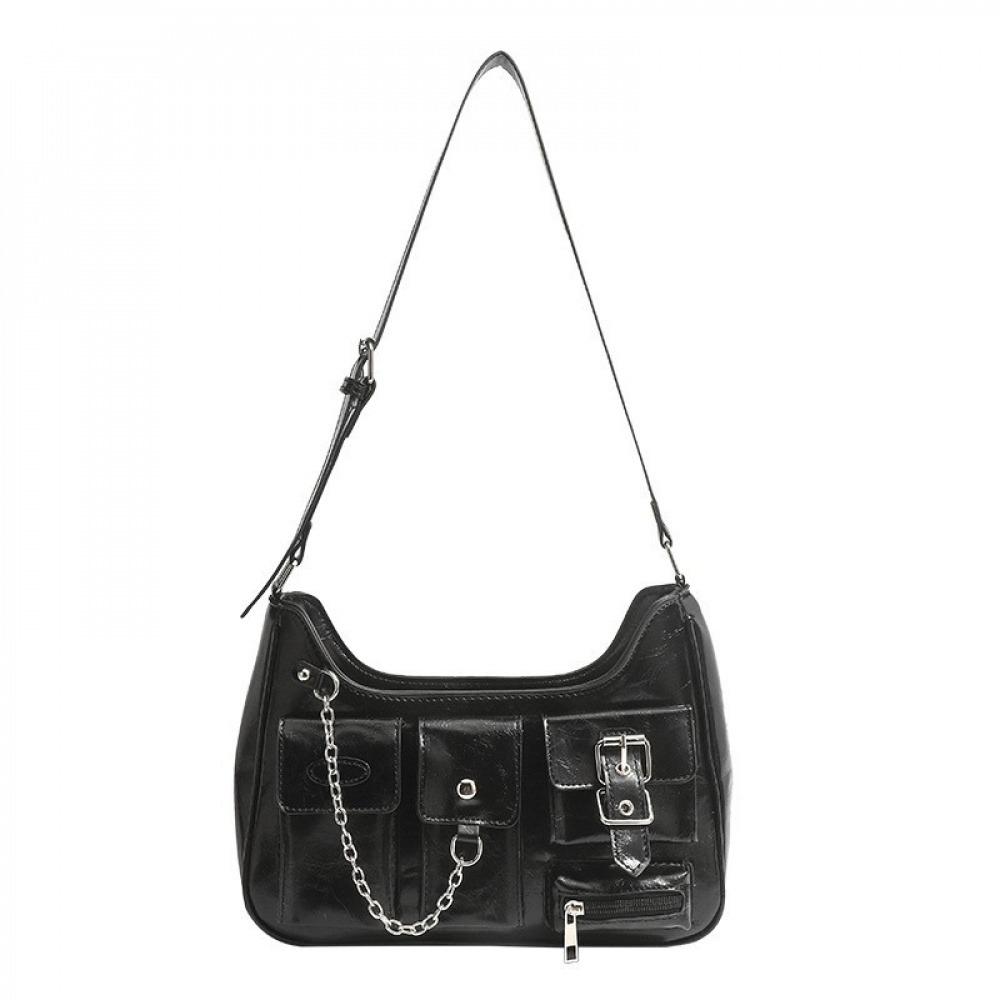 Fashiable Commuter Shoulder Crossbody Bag, Stylish Versatile Tote Bag, Trendy Girl s Bag, New Chain Underarm Bag чёрный
Fashiable Commuter Shoulder Crossbody Bag, Stylish Versatile Tote Bag, Trendy Girl s Bag, New Chain Underarm Bag чёрный