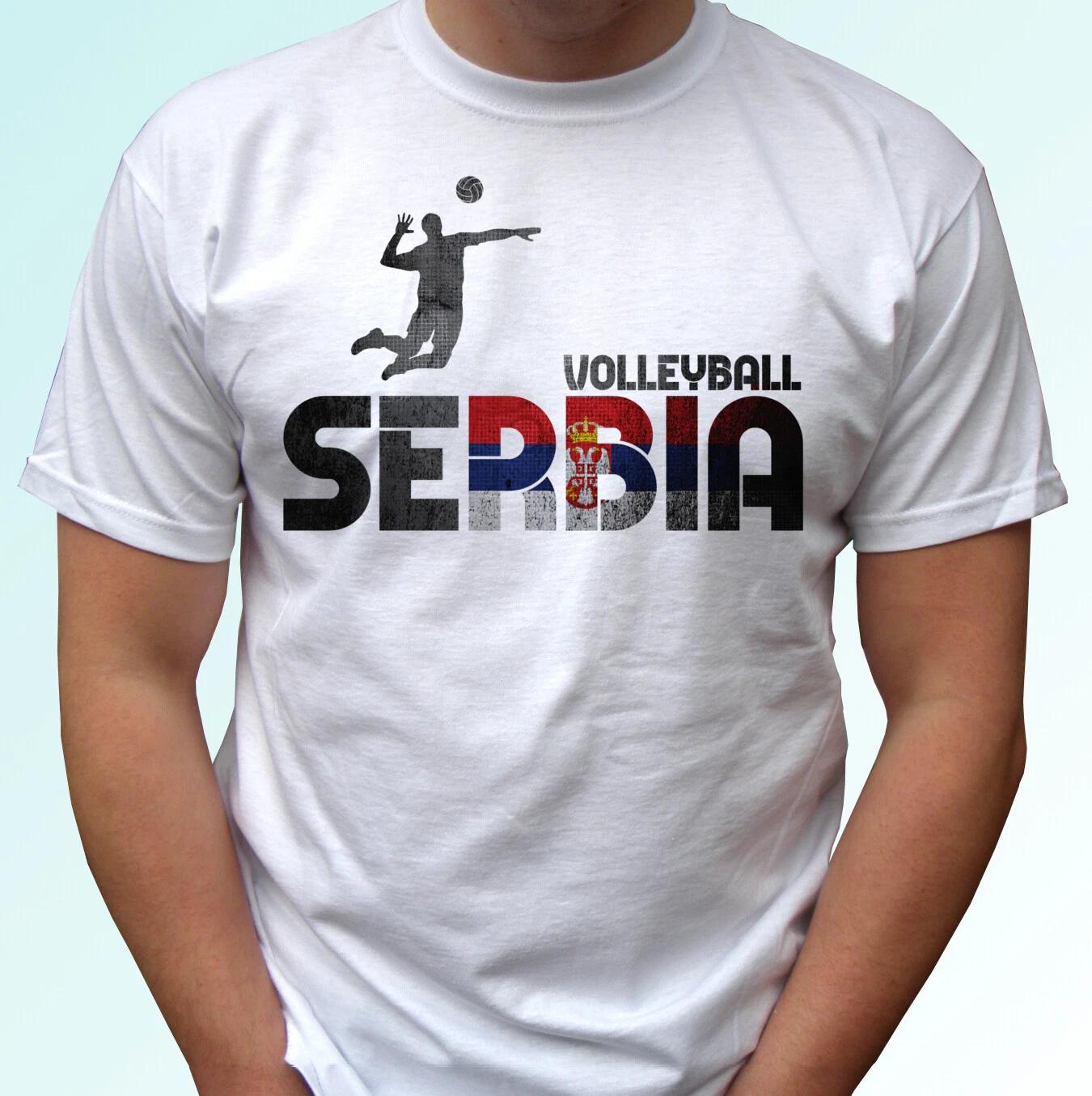 Serbia volleyball kids boys T-Shirt flag top Srbija sport art gift s s kids size 130
Serbia volleyball kids boys T-Shirt flag top Srbija sport art gift s s kids size 130