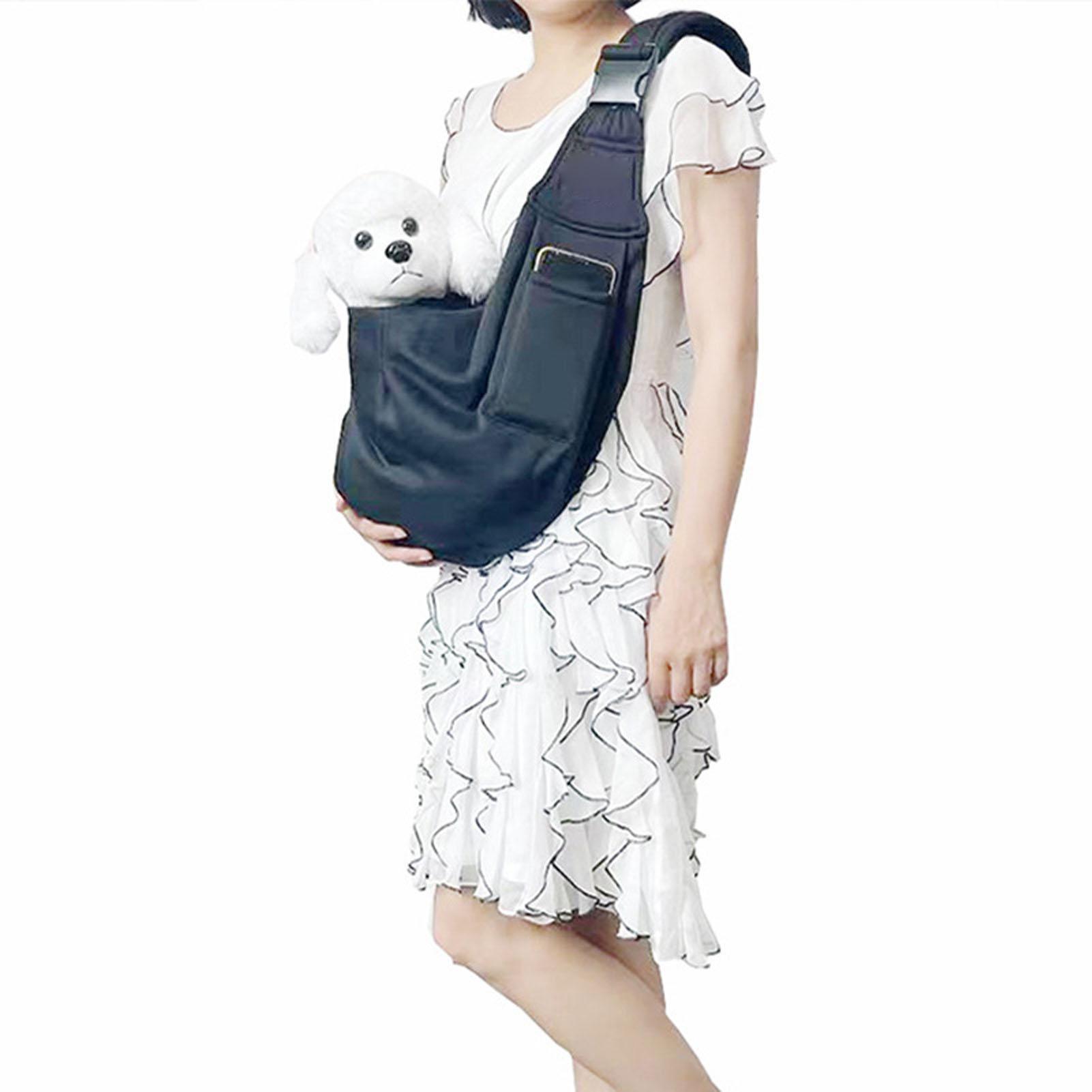 Pet Sling Carrier Soft Strap Escape Proof Dog Shoulder Carrying Bag with Side for Cats Puppy
Pet Sling Carrier Soft Strap Escape Proof Dog Shoulder Carrying Bag with Side for Cats Puppy