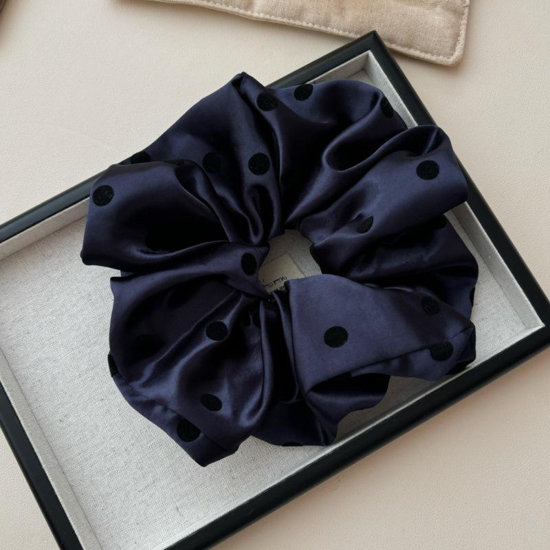 Polka Dot Satin Scrunchie for Women - Summer Elastic Hair Tie for Low Ponytails and Buns
Polka Dot Satin Scrunchie for Women - Summer Elastic Hair Tie for Low Ponytails and Buns