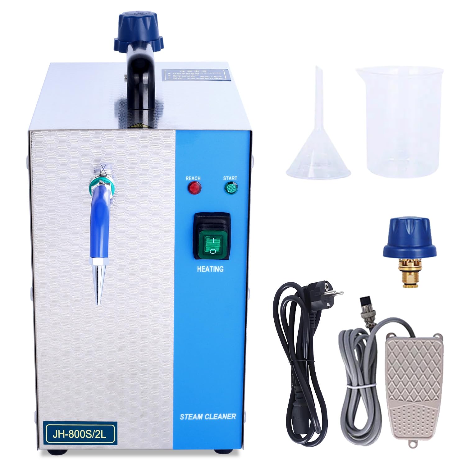 ZruiXuan High Pressure Washer Accessories Steam Cleaner 2L Steam Cleaner High Temperature Cleaning 110V Exquisite Gold and Silver Silver Jewelry Metal
ZruiXuan High Pressure Washer Accessories Steam Cleaner 2L Steam Cleaner High Temperature Cleaning 110V Exquisite Gold and Silver Silver Jewelry Metal