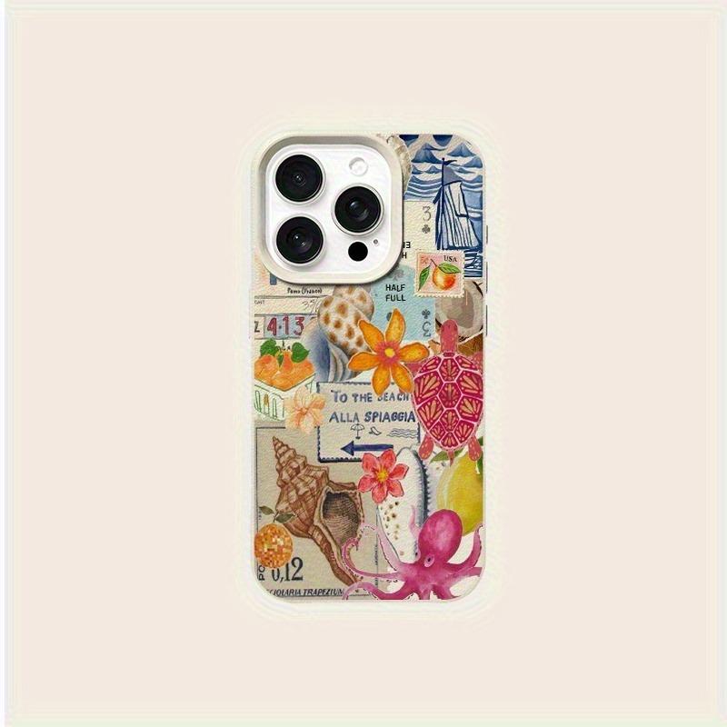 Retro seal collage pattern phone case, suitable for iPhone 17, 16, 15, Plus, Pro, Max series phones - ideal for use as a gift iPhone 11 Pro слонова кістка
Retro seal collage pattern phone case, suitable for iPhone 17, 16, 15, Plus, Pro, Max series phones - ideal for use as a gift iPhone 11 Pro слонова кістка