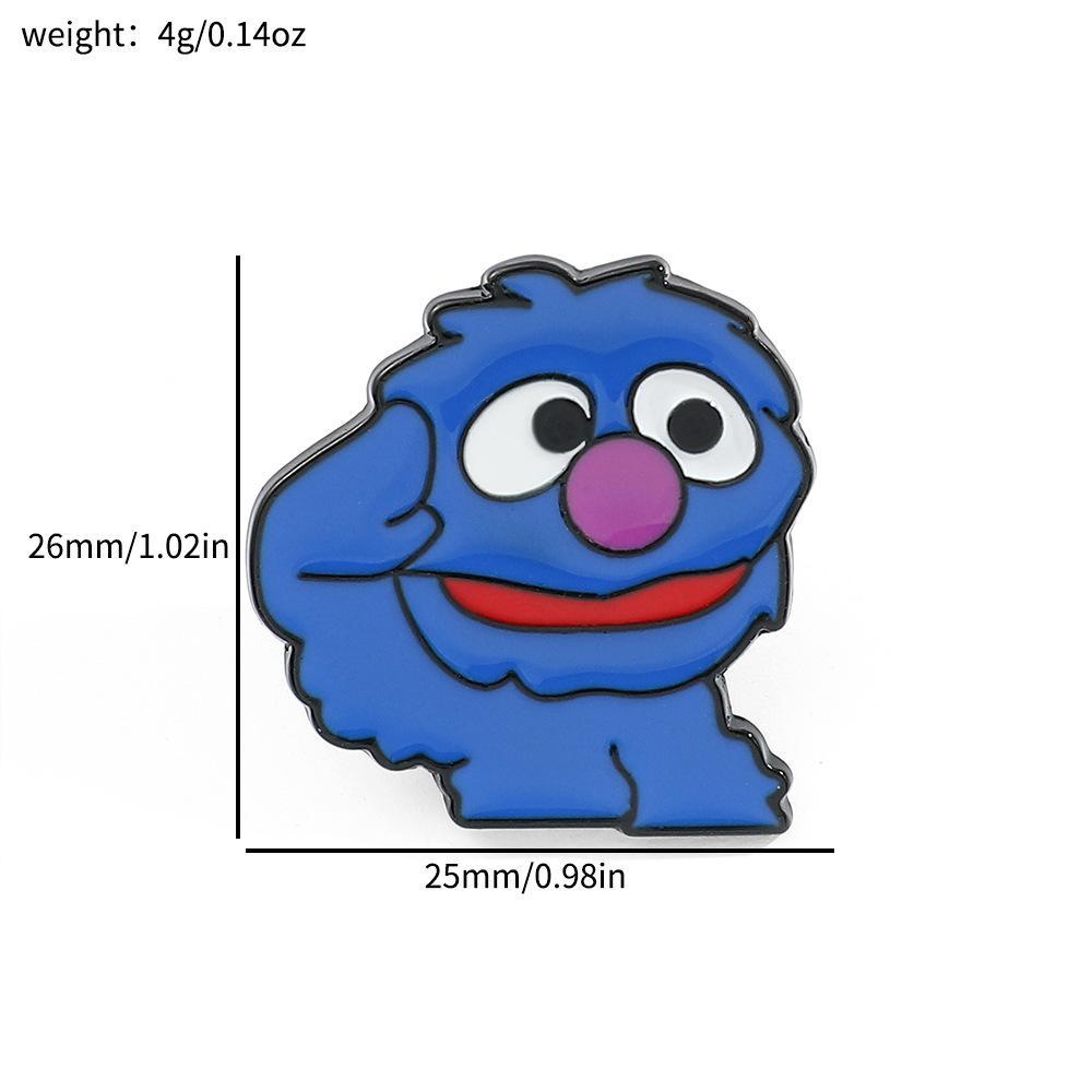 Cute Sesame Street Character Metal Badge Sesame Street Elmo Big Bird Cookie Monster Brooch
Cute Sesame Street Character Metal Badge Sesame Street Elmo Big Bird Cookie Monster Brooch