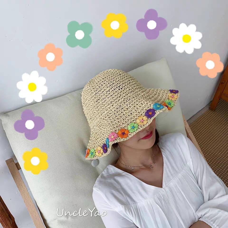 Women Summer New Hats Straw Women Sun Hat with Flowers Lady Summer Hat Wave Brim Bucket Cap Female Straw Hats Beach Panama 54-58cm бежевий
Women Summer New Hats Straw Women Sun Hat with Flowers Lady Summer Hat Wave Brim Bucket Cap Female Straw Hats Beach Panama 54-58cm бежевий