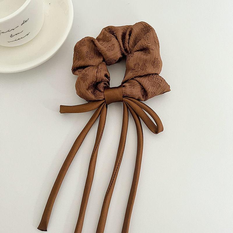 Аксессуары для волос с бантом, высокая эластичная плиссированная повязка для волос, резинка для волос с хвостиком, резиновая веревка для волос 13*32cm
