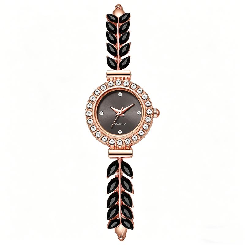 New Fashion Women Quartz Watch Leaf Design Slim Strap Rhinestone Round Dial Pull Adjustable Bracelet Wristwatch чёрный
New Fashion Women Quartz Watch Leaf Design Slim Strap Rhinestone Round Dial Pull Adjustable Bracelet Wristwatch чёрный