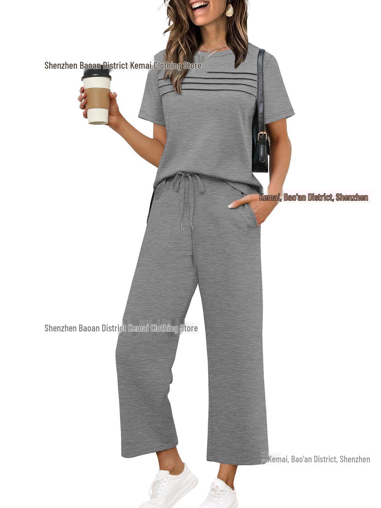 European & American Style Women s Casual Sports Suit - Spring/Autumn Long Sleeve, Solid Color, Comfortable Fashion. Medium
European & American Style Women s Casual Sports Suit - Spring/Autumn Long Sleeve, Solid Color, Comfortable Fashion. Medium