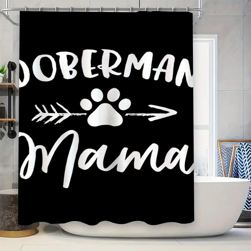 Doberman Shower Curtain Black White Home Decor Bathroom Accessory For Pet Lovers W60H190(CM)-1 Pcs
Doberman Shower Curtain Black White Home Decor Bathroom Accessory For Pet Lovers W60H190(CM)-1 Pcs
