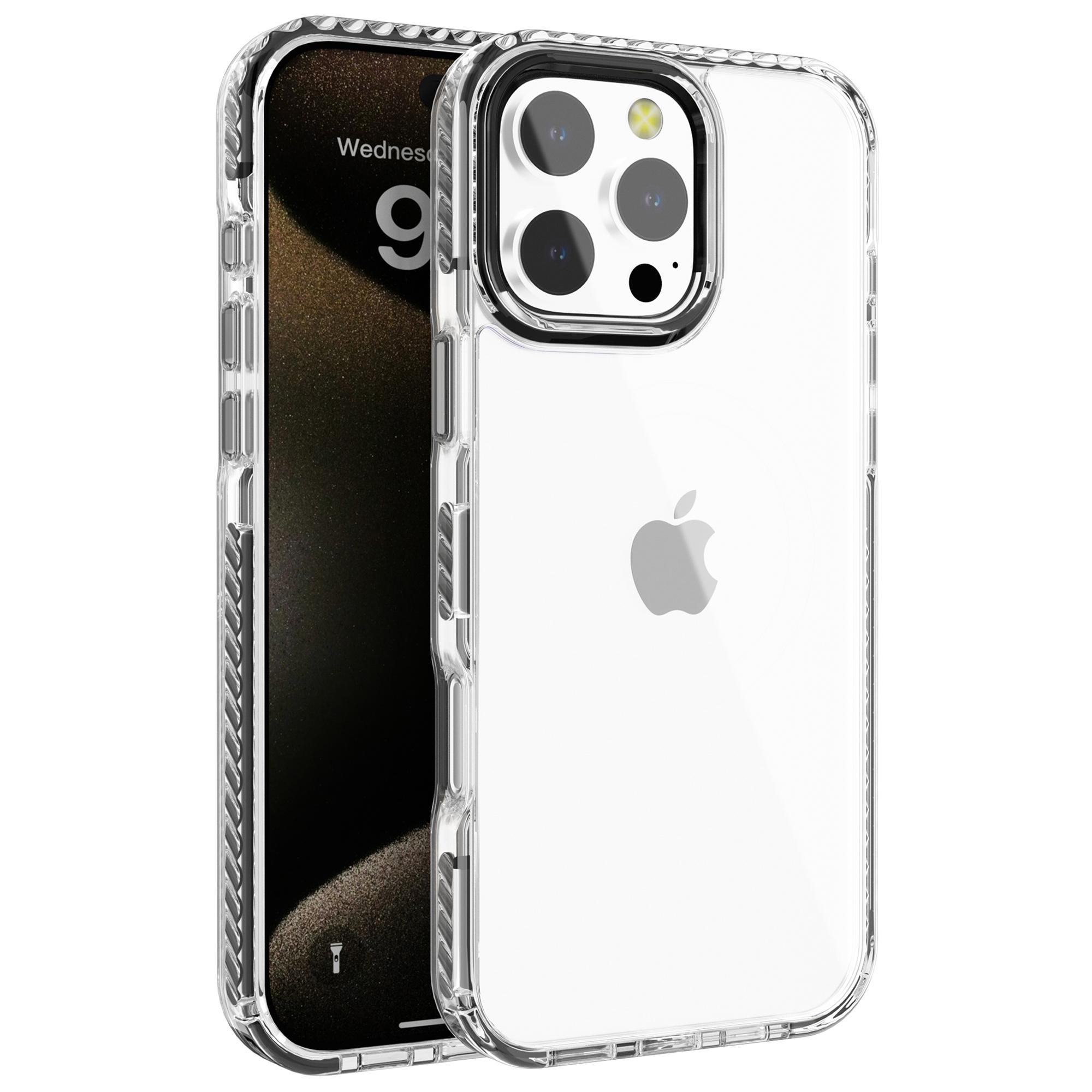 For iPhone 15 Pro Clear Phone Case PC+TPU Shell Anti-Scratch Phone Cover G
For iPhone 15 Pro Clear Phone Case PC+TPU Shell Anti-Scratch Phone Cover G