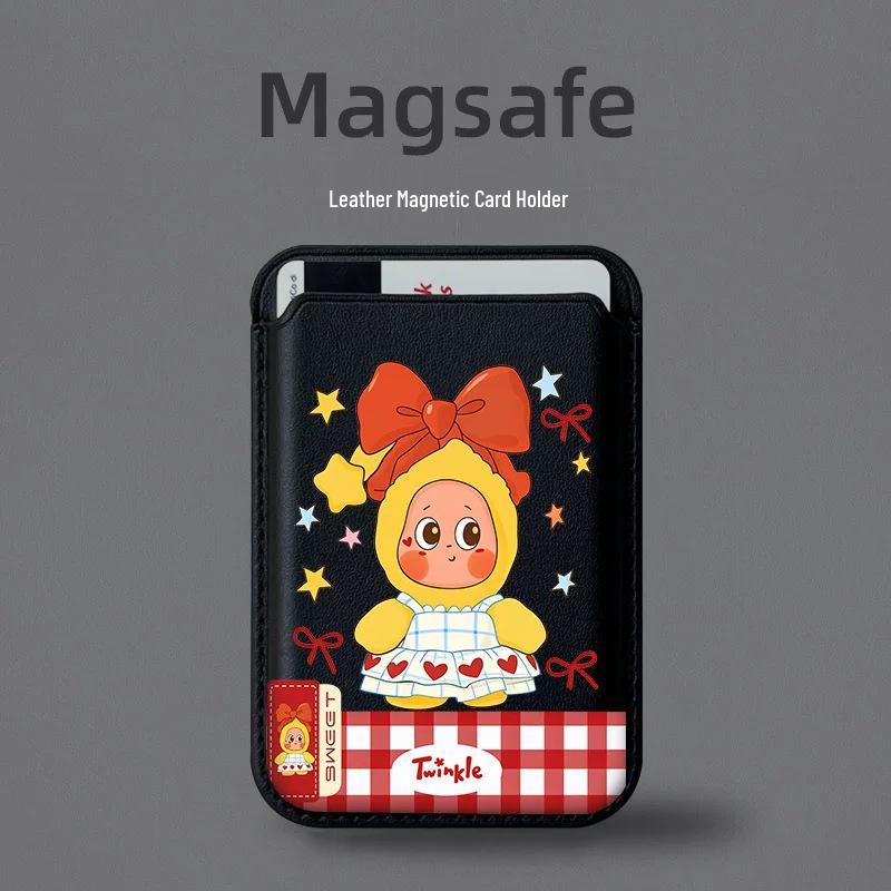 Heartbeat Magnetic Leather Card Holder Phone Case for Apple with MAGSAFE Single Card Case
Heartbeat Magnetic Leather Card Holder Phone Case for Apple with MAGSAFE Single Card Case