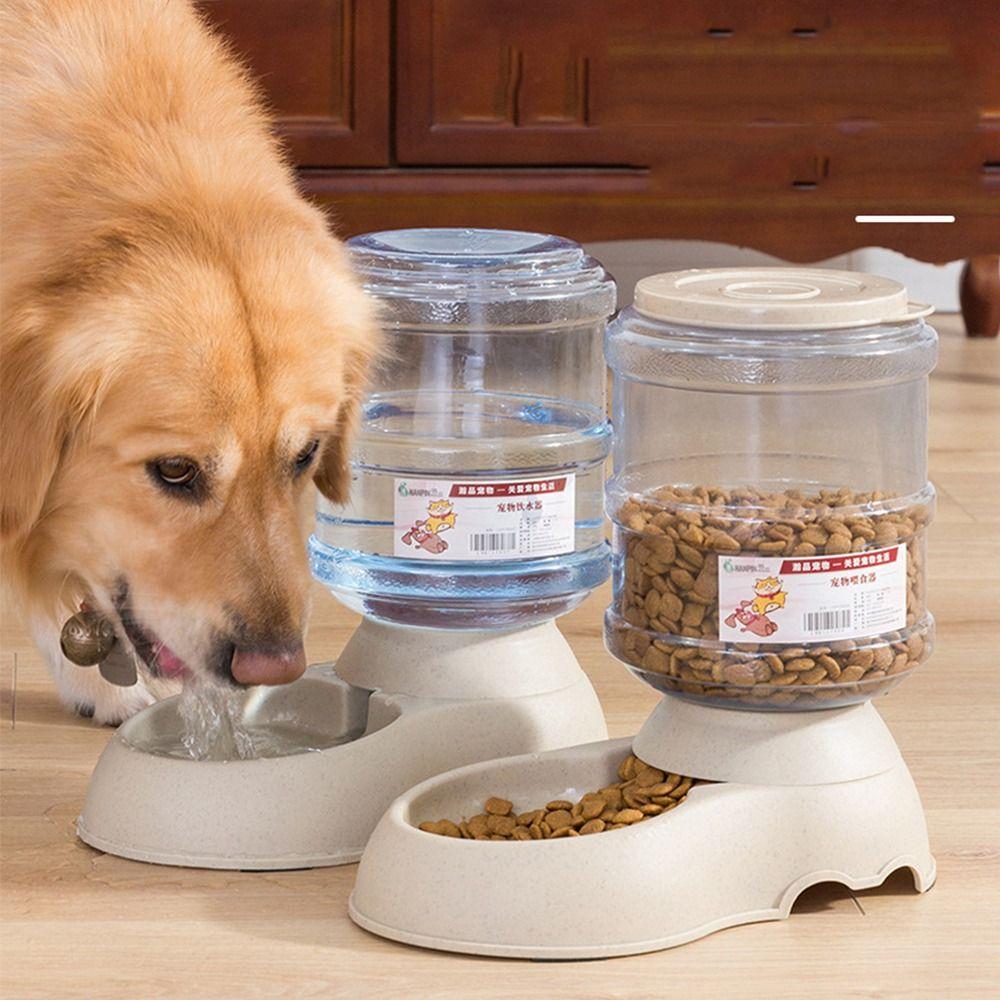 3.8L Dog Cat Food Dispenser Plastic Pet Food Drinking Bowl Automatic Water Bottle Pet Supplies
3.8L Dog Cat Food Dispenser Plastic Pet Food Drinking Bowl Automatic Water Bottle Pet Supplies