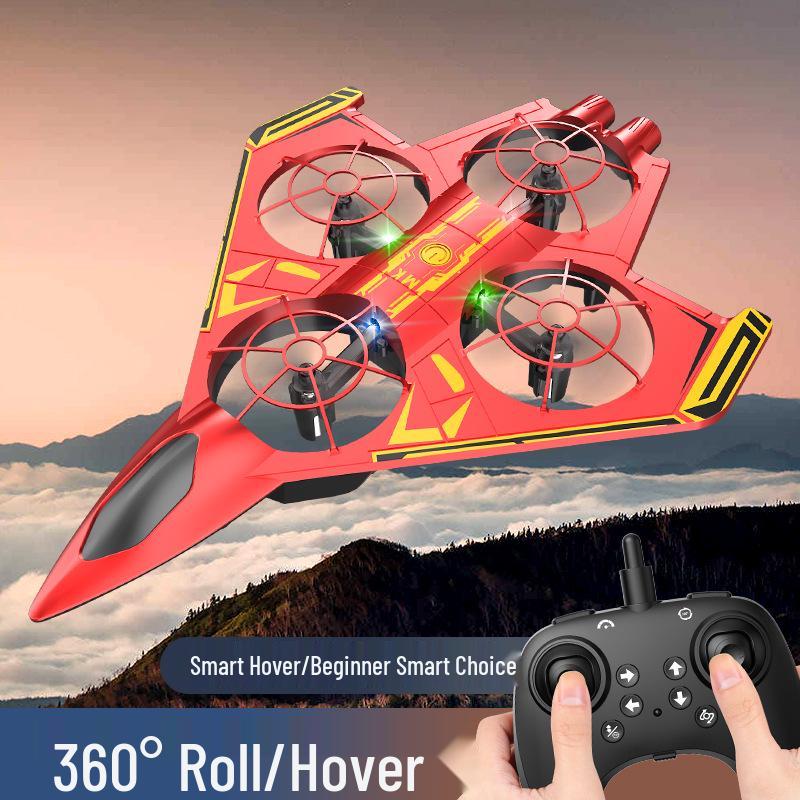 Sixth-Gen S12 Remote Control Plastic Drone Fighter Model Glider Toy Single Battery червоний/синій
Sixth-Gen S12 Remote Control Plastic Drone Fighter Model Glider Toy Single Battery червоний/синій
